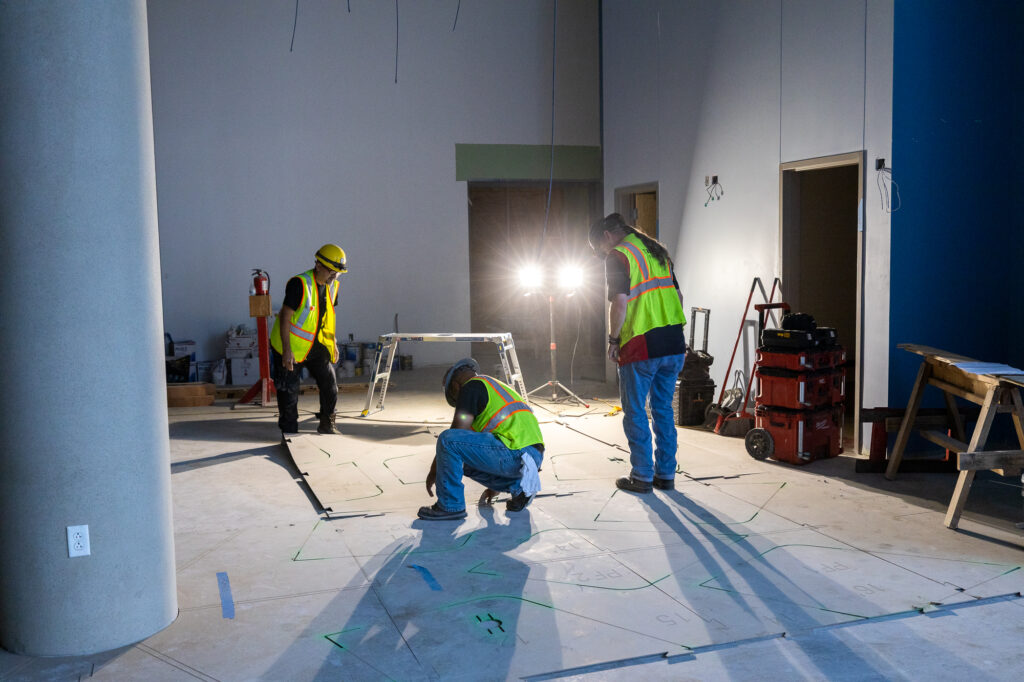 BILT Marketing is the best Professional Job Site Photography and Videography and portfolio creation in San Antonio at Cornerstone ChurchBilt Marketing captured this photo of Cornerstone Church in San Antonio, Texas. BILT Marketing completed this project for J.E. Travis Painting and Travis Marketing. 