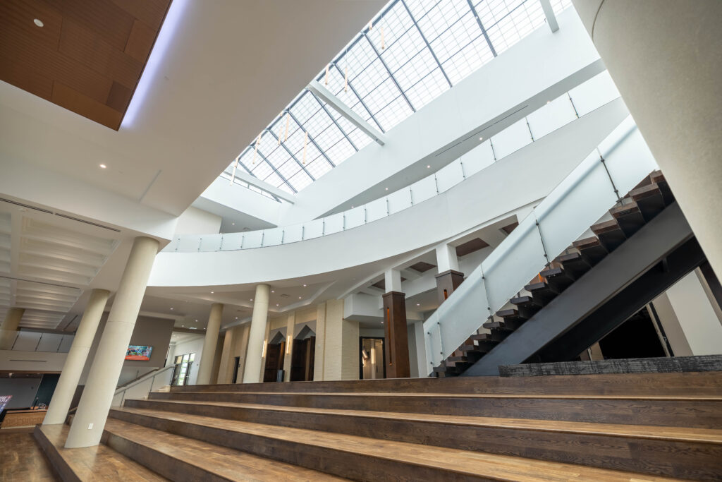 Bilt Marketing captured this photo of Cornerstone Church in San Antonio, Texas. BILT Marketing completed this project for J.E. Travis Painting and Travis Marketing. 